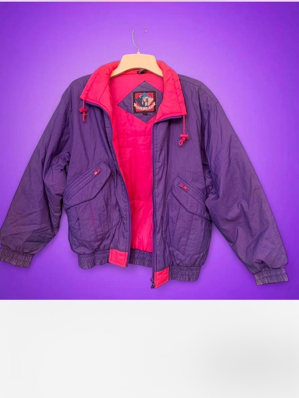 Purple & Pink Windbreaker Jacket